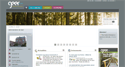 Desktop Screenshot of geer.be